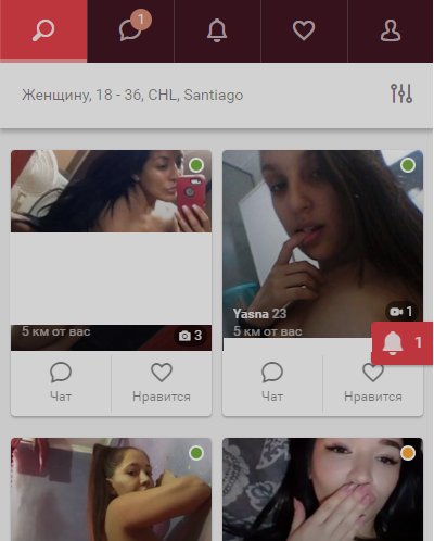 ТОP 5 Geo on Dating Smartlink: Austria, Norway, Chile