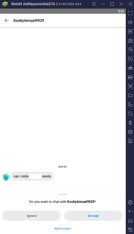 0 on Dating Smartlink with Reddit forum and Snapchat
