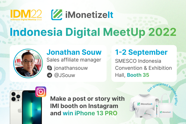 Join Our Team At Indonesia Digital Meetup Imonetizeit