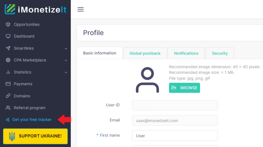 Free tracker AdsBridge
