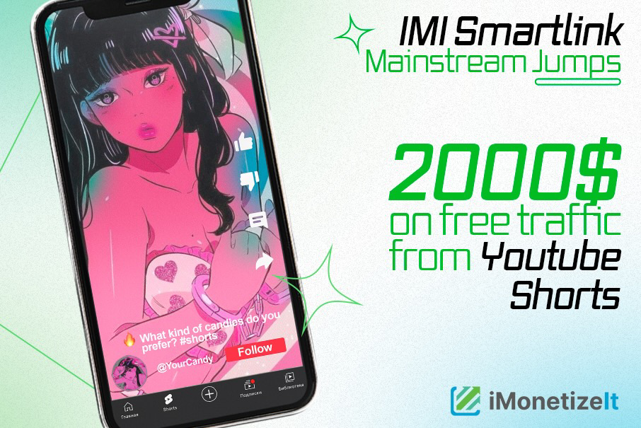 $2000 on Youtube shorts and Dating Smartlink